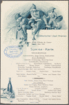 Speise-Karte, Norddeutscher Lloyd Bremen