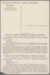 Breakfast, Norddeutscher Lloyd, Bremen