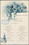 Speise-Karte, Norddeutscher Lloyd Bremen