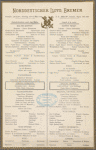 Lunch a la carte held by Nordeutscher Lloyd Bremen at on Board S.S. 'Berlin"