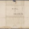 Autograph letter signed to George Robinson, 20 November 1797