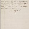 Autograph letter signed to Louisa Jones (?), 3 (?) July 1800
