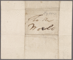 Autograph letter signed to Louisa Jones (?), 3 (?) July 1800