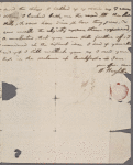 Autograph letter signed to the Rev. William Hazlitt, 16 December 1799