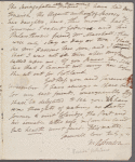 Autograph letter signed to S.J. Pratt, August 31, 1800