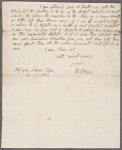 Autograph letter signed to R.B. Sheridan, 5 November 1800