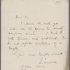 Autograph letter signed to William Godwin, rcvd 18 June 1801