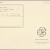 Autograph letter signed to William Godwin, rcvd 18 June 1801