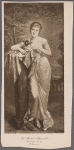 Miss Maribel Schumacher, portrait painted by A. Benziger.