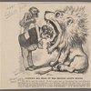 Putting his head in the British lion's mouth.