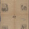 Page from New-Yorker Staats-Zeitung featuring cartoons depicting Carl Schurz
