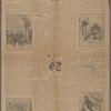 Page from New-Yorker Staats-Zeitung featuring cartoons depicting Carl Schurz