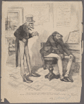 Carl is "disgusted with American politics."--Frankfort gazette. Uncle Sam. "Look here, stranger, there is no law in this country to compel you to stay"