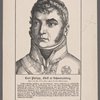 Carl Philip, fürst zu Schwarzenberg. Geb. d. 15 Apr. 1771 zu Wein, gest. d. 15. Ost.1820 zu Leipzig.