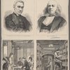 The right hon. William Monsell, M.P., postmaster-general ; Mr. F.I. Scudamore ; Instruments for carrying messages ; The battery room.