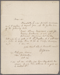 Autograph letter signed to Thomas Hill, 14 October 1801