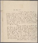 Autograph letter signed to Prince Hoare, 10 March 1803
