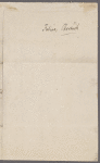 Autograph letter signed to Thomas Hill, 14 March 1803