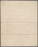 Holograph poem signed, "To a young lady netting"
