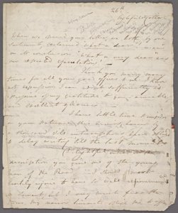 Mary Elizabeth Robinson manuscript material