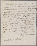 Autograph letter signed to William Godwin, 10 December 1803