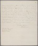 Autograph letter signed to William Godwin, 19 December 1803