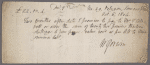 Autograph promissory note signed to J. Coldwell, 6 October 1804