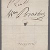 Autograph promissory note signed to J. Coldwell, 6 October 1804