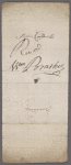 Autograph promissory note signed to J. Coldwell, 6 October 1804
