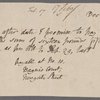 Autograph promissory note signed to John Ellis, 14 December 1804