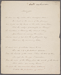 Holograph poem signed, "Midnight," ?1806