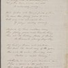 Holograph poem signed, "The Vigils of Fancy," December 1806