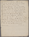 Holograph poem signed, "Time," December 1806