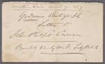 Autograph letter signed to John Philpot Curran, 7 March 1807