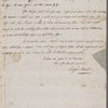Autograph letter signed to Rowland Hunter, 12 July 1807