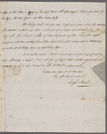 Autograph letter signed to Rowland Hunter, 12 July 1807