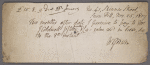 Promissory note signed to J. Coldwell, 25 November 1807