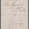 Promissory note signed to Benjamin Stacey, 25 January 1808