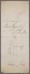 Promissory note signed to Benjamin Stacey, 25 January 1808