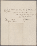 Autograph letter signed to Richard Sharp, 1 April 1808