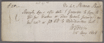 Autograph promissory note signed to Joseph Warner, 15 August 1808