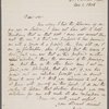 Autograph letter signed to Aaron Burr, 1 November 1808