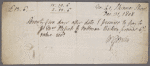 Autograph promissory note signed to Messrs. Oldfield & Pettman [merchants?]