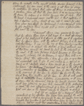 Holograph essay, "Interview of Charles the First & Sir William Davenant in the Scottish Camp before Newark considered," ca. 1809