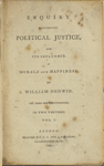 Proof copy of Political Justice, third edition, with Godwin's revisions and directions to the printer, ? March - ? December 1797