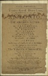 Broadside playbill for William Godwin's Antonio (1800); with an autograph comment in the hand of Charles Lamb