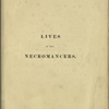 Lives of the necromancers (with tipped in autograph letter signed to Thomas Northmore, 3 January [1803])
