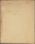 Fascicle of holograph poems signed, "Remember Me"