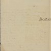 Autograph letter signed to William Shield, ?23 April 1809