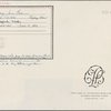 Autograph letter signed to John Flather, ?9 June 1809